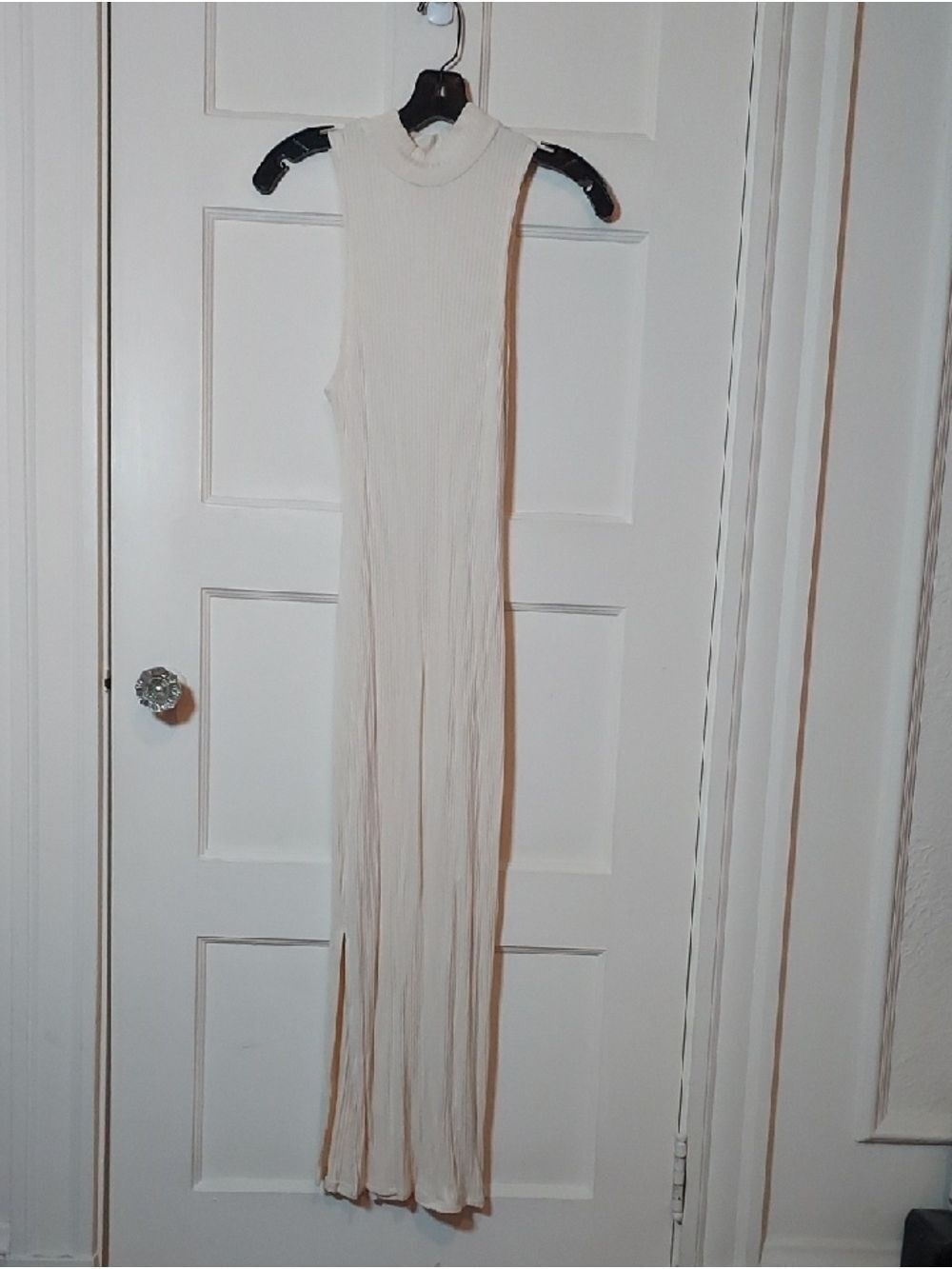 Beyond Yoga Well Traveled Midi Dress In Ivory Size Medium